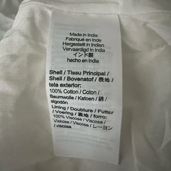 J.Crew V-Neck Floral Long Midi Dress XXL Women’s Blue Blooms Blockprint - Picture 5 of 5